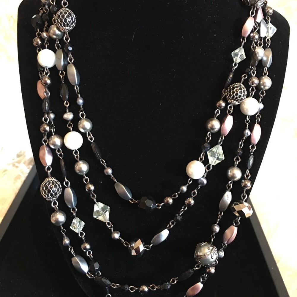 Multi function layering necklace